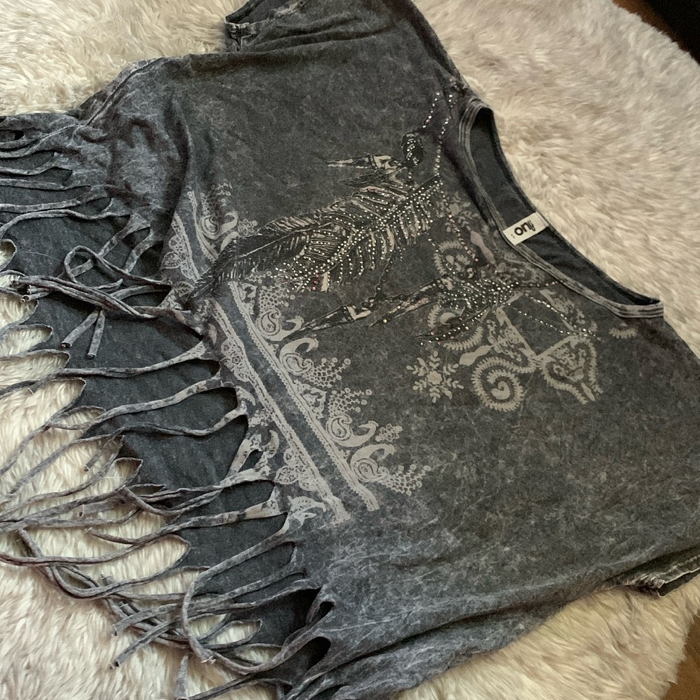 Crop Top with Tassels